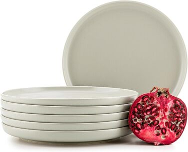 Тарілки для сніданку/десертні на 6 персон, 6 тарілок 20 см Konsimo