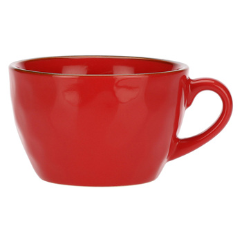 Кружка для чая Rose&Tulpani Milano CONCERTO CORALLO, керамогранит, коралл, 420 мл
