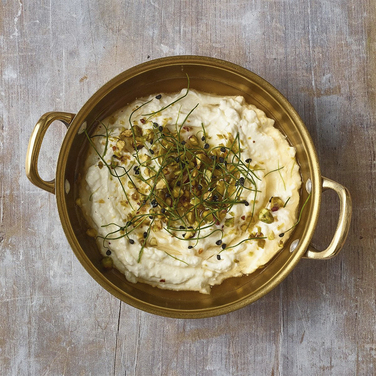 Сковорода для подачи 13.5*3.75 см, 460 мл, круглая, металлическая, Gold Vintage Steel, GenWare