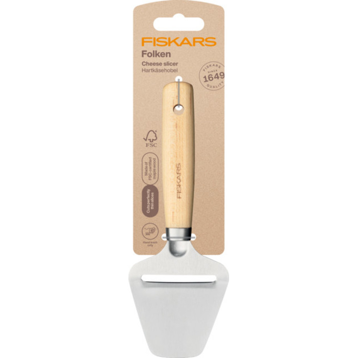 Ніж-слайсер для твердого сиру Fiskars Folken (1075681)