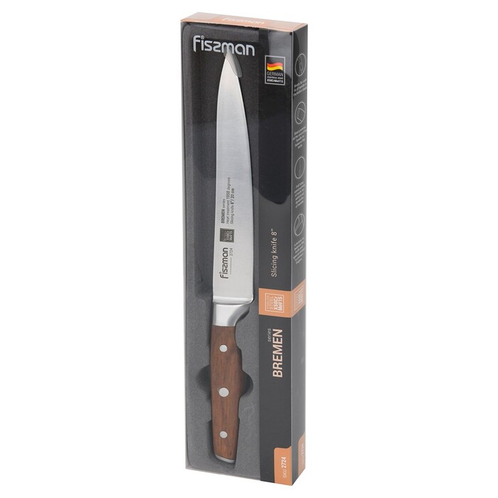 Ніж Fissman гастрономічний BREMEN 20 см X50CrMoV15 сталь (2724)