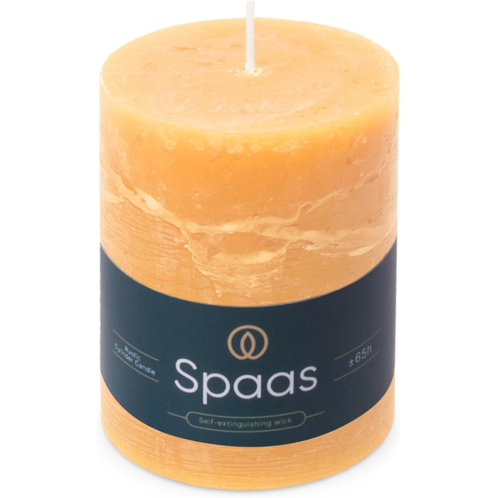 Свічка Spaas Rustic Pillar 80/110 мм 65 шт. - (Пісочна)