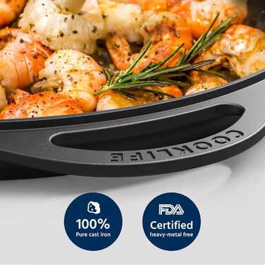 Чавунна форма для піци Cooklife