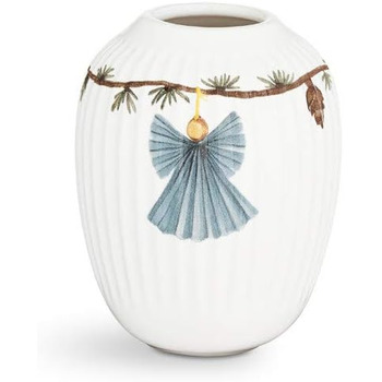 Ваза 10,5 см белая с акварельной росписью Christmas Hammershøi Kähler