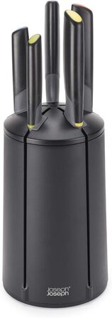 Набір ножів, 5 предметів з підставкою, чорний Elevate Carousel Joseph Joseph