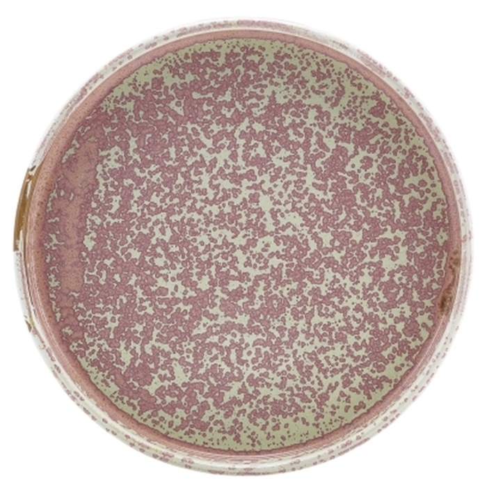 Тарелка презентационная 18x2.1 см с низким вертикальным бортом, Terra Porcelain Rose Pink, GenWare