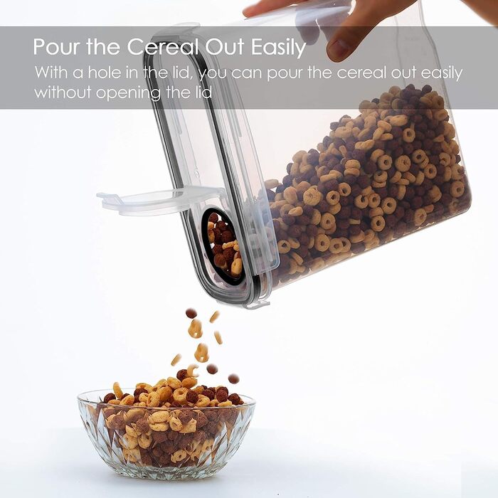 Набір ємностей для зберігання 4 шт 4 л Vtopmart