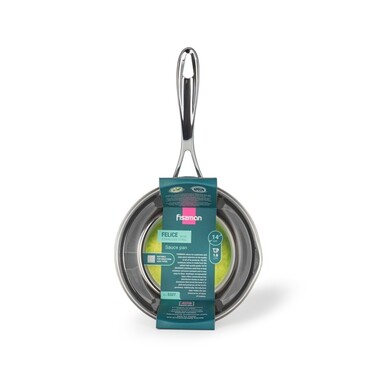 Ківш Fissman FELICE 14x7 см / 1,0 л, без кришки нержавеющая сталь (5327)