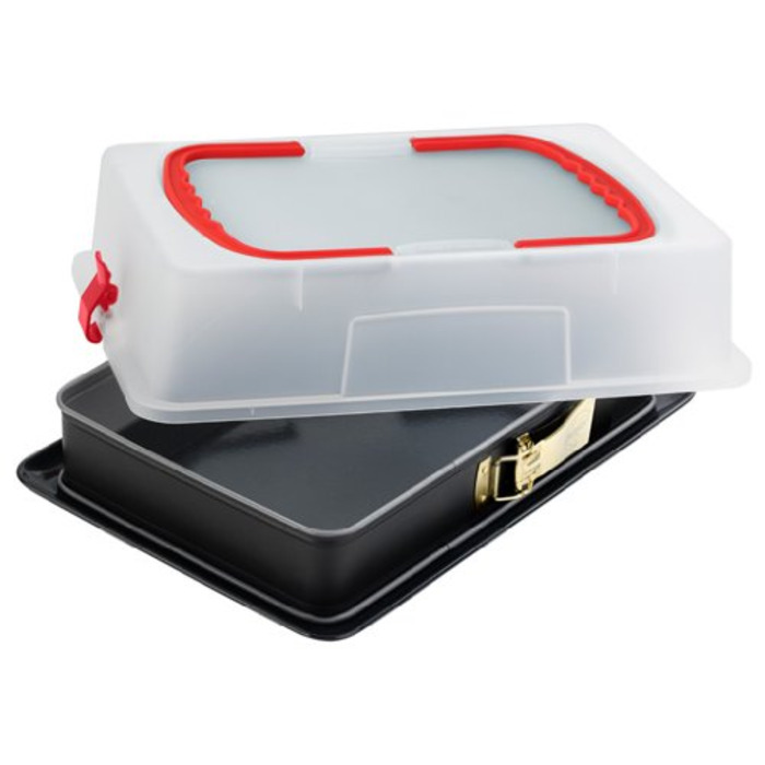 Форма для випічки розємна з кришкою 29 x 42 x 7 см Back - Idee Kreativ Dr. Oetker