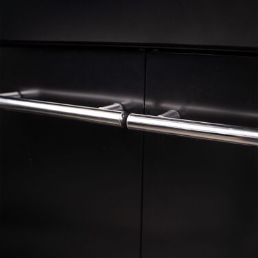 Газовый гриль SANTOS S-418 All Black, с боковой и задней горелкой, черный полностью 890055 Код: 010956