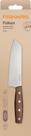 Нож Santoku Fiskars Folken FSC 16 см (1075694)