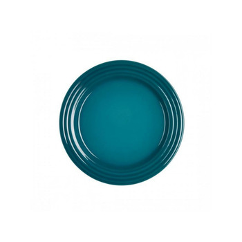 Тарілка для сніданку 21,8 см блакить Deep Teal Le Creuset