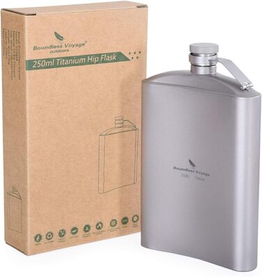 Титановая фляга для бедра Boundless Voyage