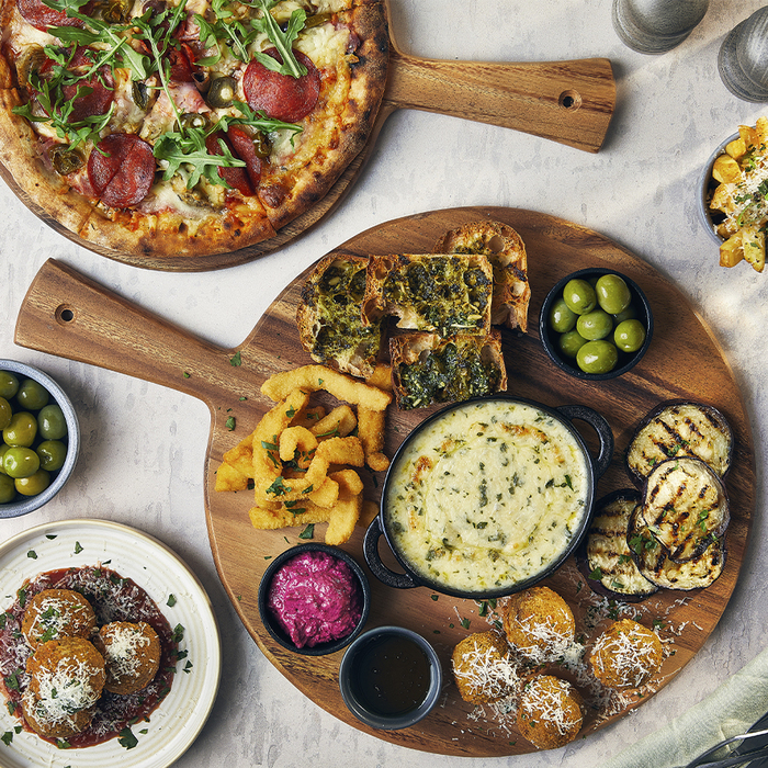 Дошка для піци з ручкою 36 см, Acacia Wood, Genware