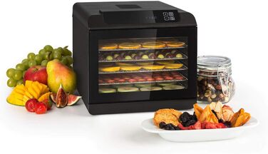 Дегідратор на 6 полок, 500 Вт, чорний Arizona Jerky Klarstein