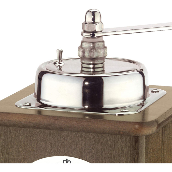 Ручна кавомолка Zassenhaus BRASILIA Темний морений бук 12 x 12,5 x 20 см для помелу кавових зерен Плавне регулювання помелу з оригінальною шліфувальною машиною Zassenhaus