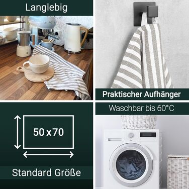 Набір кухонних рушників з 5 предметів 50 x 70 см ZOLLNER