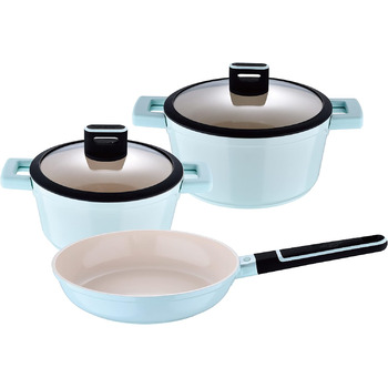 Набір кухонного посуду, 5 предметів, блакитний Cosy San Ignacio