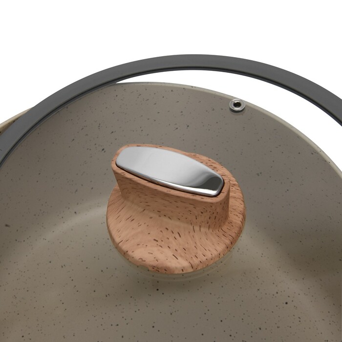 Кастрюля со стеклянной крышкой 20 см 2,24 л ARIA Fissman