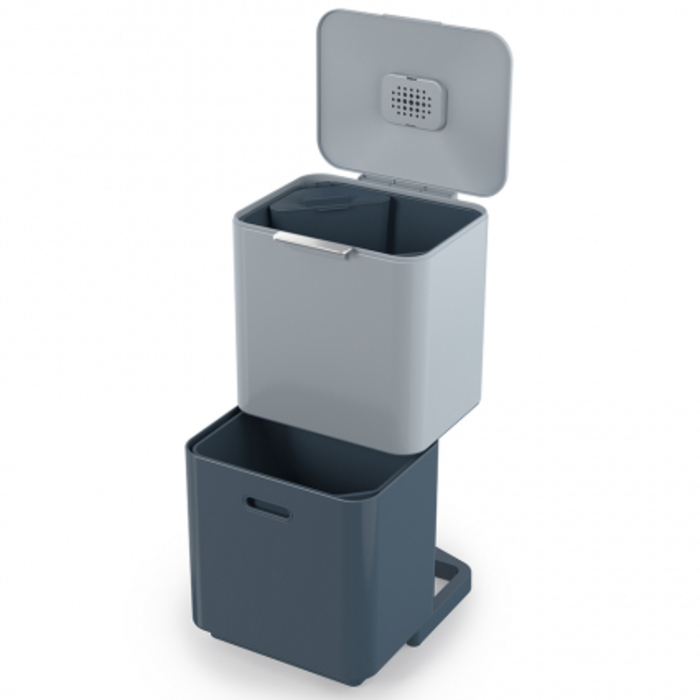 Контейнер для сміття з двома баками 60 л Totem Max Sky Joseph Joseph