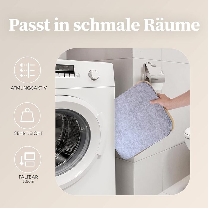 Кошики для зберігання, сумісні з IKEA Полиця KALLAX - Кошик для зберігання деревини Невеликий антрацит - Коробка для зберігання Полиця Кошик для зберігання - Паперовий ящик Кошик з фетру Складний кошик для білизни (40 л, фетр світло-сірий)