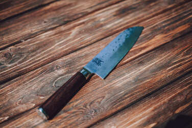 Ніж із дамаської сталі 17 см Santoku professional GRILLI