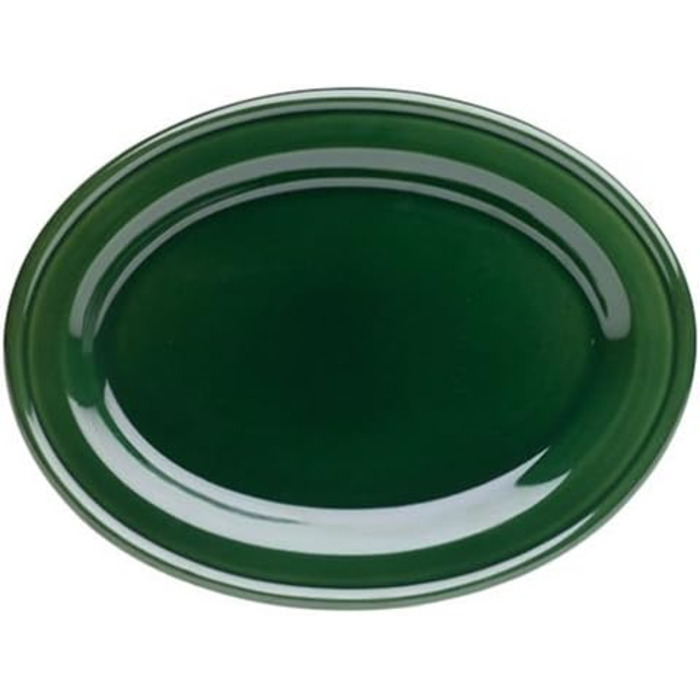 Блюдо сервірувальне овальне 28 см, оливково-зелений Emile Henry