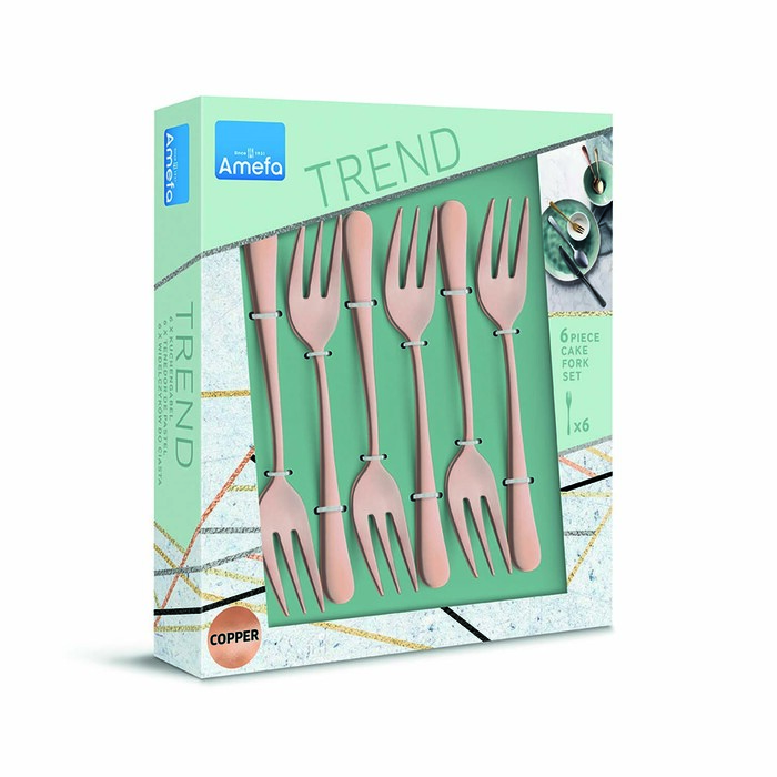 Набір десертних виделок 6 шт., Austin Copper Amefa