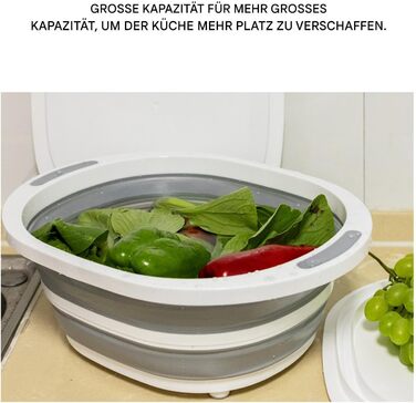 Складная доска 2 в 1 поднос и разделочная доска Generisch