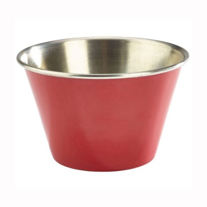 Соусник металевий 71 мл, червоний, GenWare