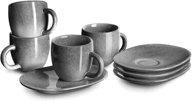 Набір посуду SPRINGLANE Misty Cliff 24 шт., Столовий сервіз з кераміки на 4 персони (4 шт. и (1 упаковка))