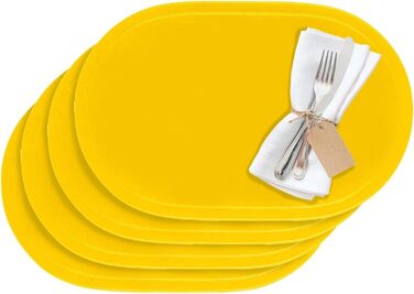 Килимки/килимки Westmark, 4 шт., 45,5 x 29 см, вініл, синій/ Saleen Edition Fun (жовтий)