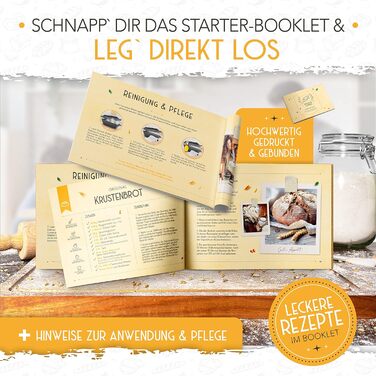 Чугунная форма для выпечки хлеба овальная 34 см с ротанговой корзиной для расстойки теста KRUSTENZAUBER