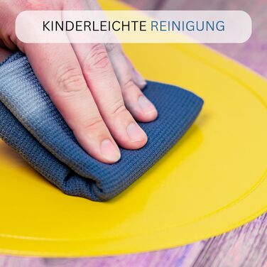 Килимки/килимки Westmark, 4 шт., 45,5 x 29 см, вініл, синій/ Saleen Edition Fun (жовтий)