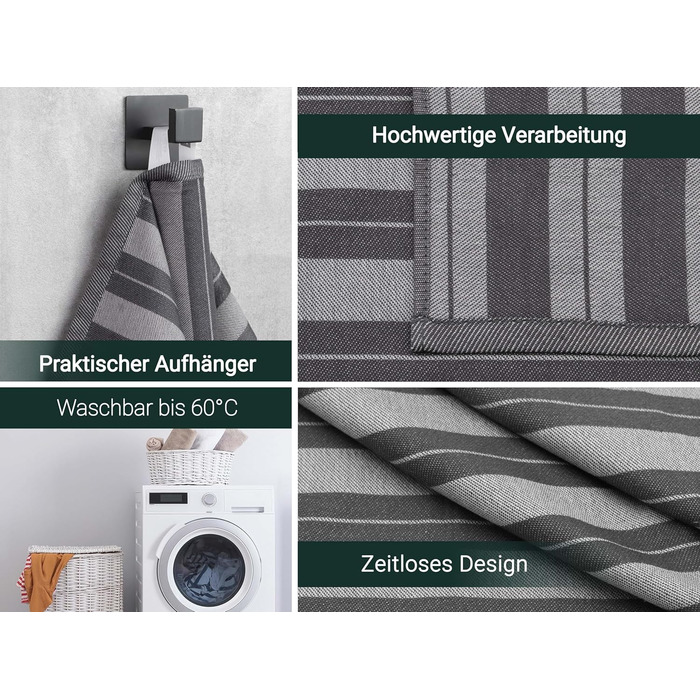 Набір кухонних рушників з 5 предметів 50 x 70 см ZOLLNER