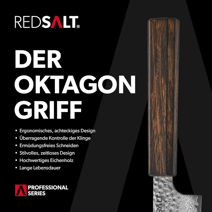 Дамаська сталь 69 шарів кухарський ніж ручної роботи в Японії Професійний кухарський ніж і шкіряний футляр Дамаський кований клинок Дамаський ніж кухонний ніж, 21