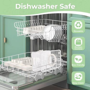 Коробка для снеків з 14 відділеннями, 2 комплекти Luxear