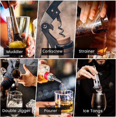 Набор шейкеров для коктейлей, 16 шт. Godmorn