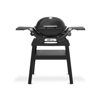 Газовый гриль Weber Q1200N Black с боковыми столиками на подставке 1501085 Код: 013095