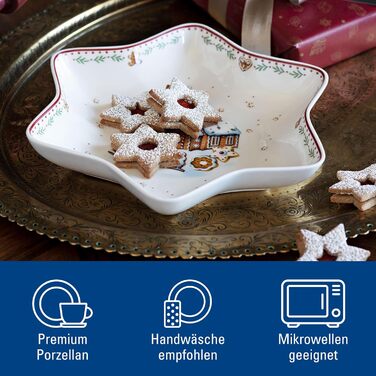 Блюдо в формі зірки «Пряникове село» 24,5 см Winter Bakery Delight Villeroy & Boch