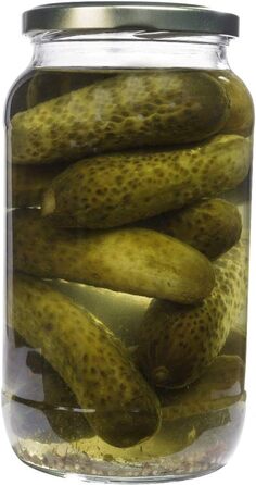 Банка 1 л с завинчивающейся крышкой серебристая, (золото), 6 шт mikken