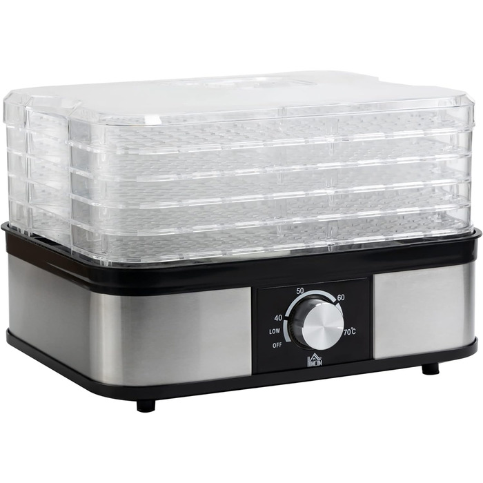 Дегідратор на 5 полиць, 245 Вт HOMCOM