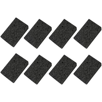 Набір губок для миття посуду 8 шт. 7 х 11 х 2 см чорний Dawwoti