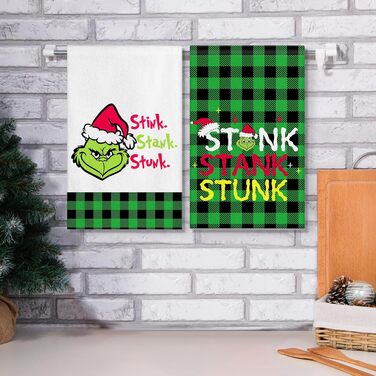 Набор из 4 рождественских кухонных полотенец 45 x 65 см, набор B Ohok