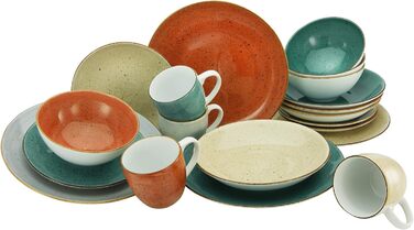 Набір посуду на 4 персони, 16 предметів, Vintage Nature Verona Creatable