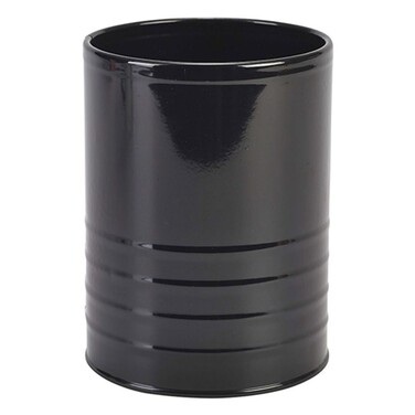 Стакан, 11х14.5 см, из оцинкованной стали, черный, GenWare