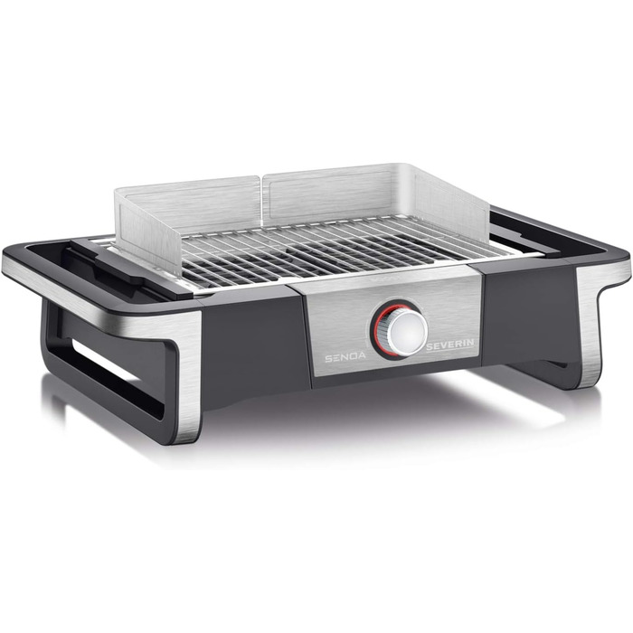 Електричний гриль з поворотним керуванням PG 8114 настільний з OLED-дисплеєм Severin