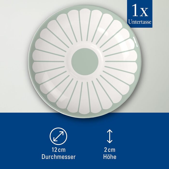 Блюдце до чашки для еспресо 11,7 см, злений Fleur Villeroy & Boch