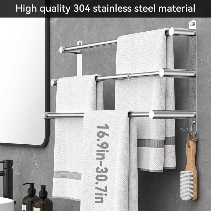 Тримач для рушників з нержавіючої сталі Boyorc