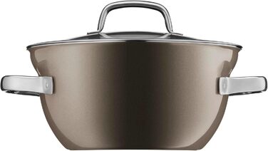 Каструля 20 см зі скляною кришкою, сіра Fusiontec Mineral WMF